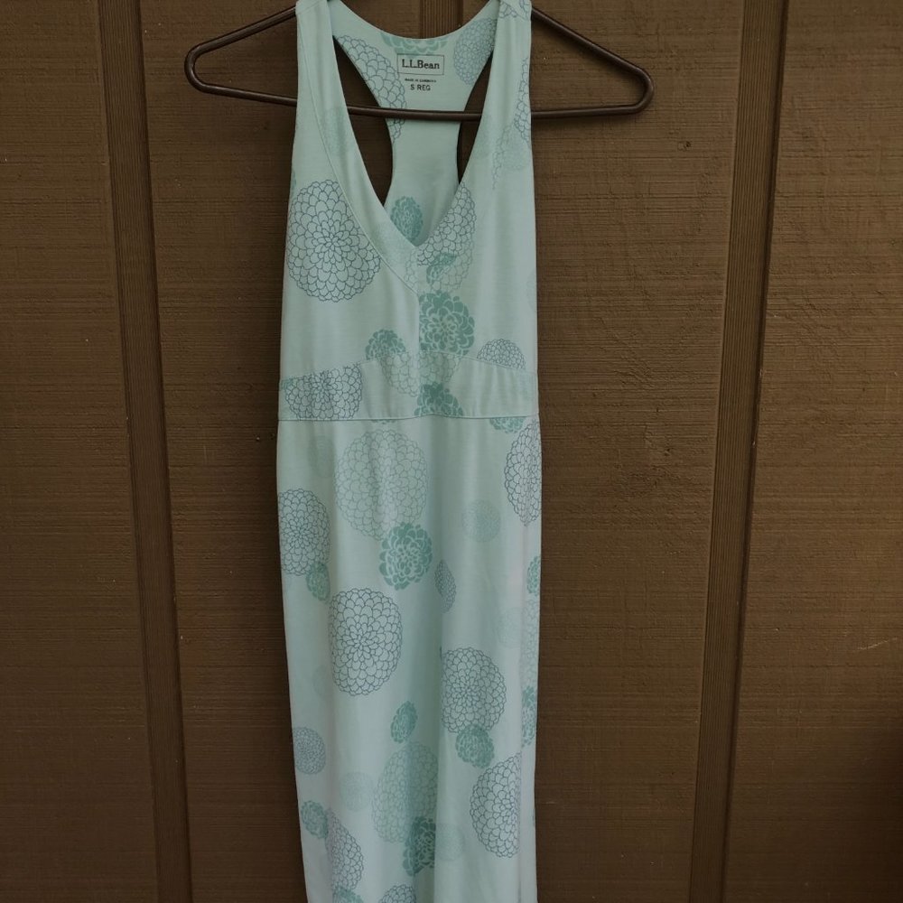 LL Bean Jersey Racerback Athletic Dress Small